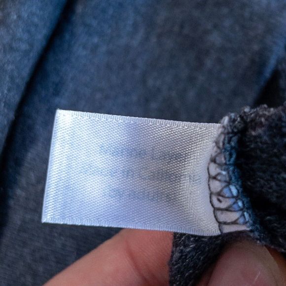 Marine Layer Sweater Men's Small Henley Pullover USA Cotton Polyester Rayon Gray - Picture 7 of 8